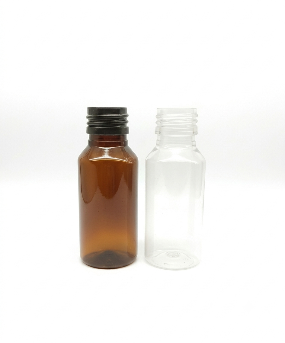 60 ml Pet Pharma Round Bottle